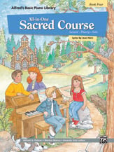 Alfred's All-In-One Sacred Course piano sheet music cover Thumbnail